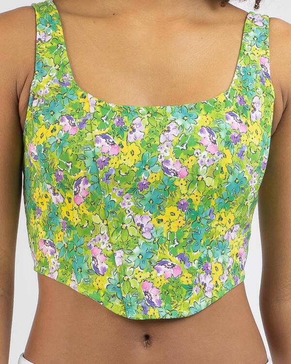 Forget Me Not Corset Top