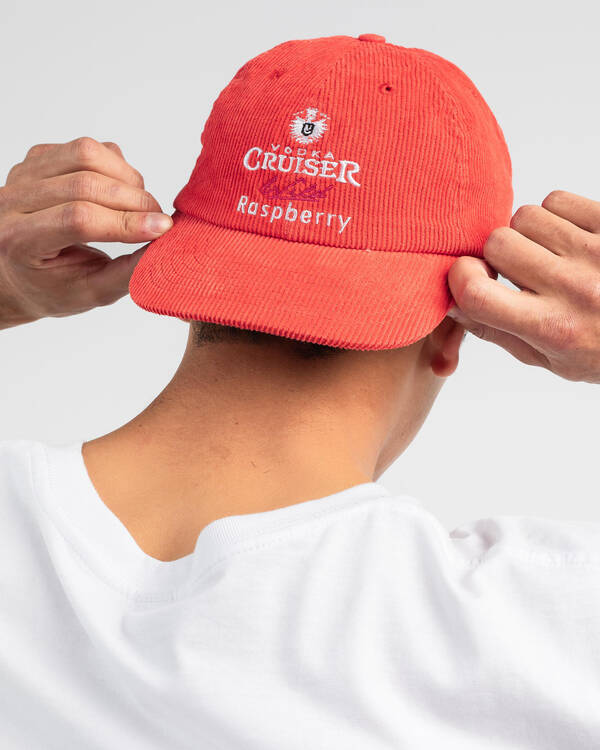 Raspberry Cord Cap