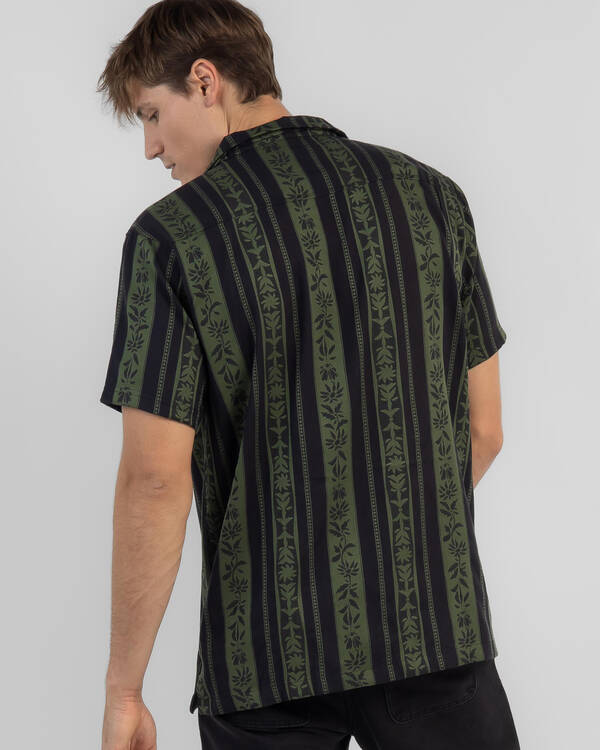Topanga Vert Stripe Short Sleeve Shirt
