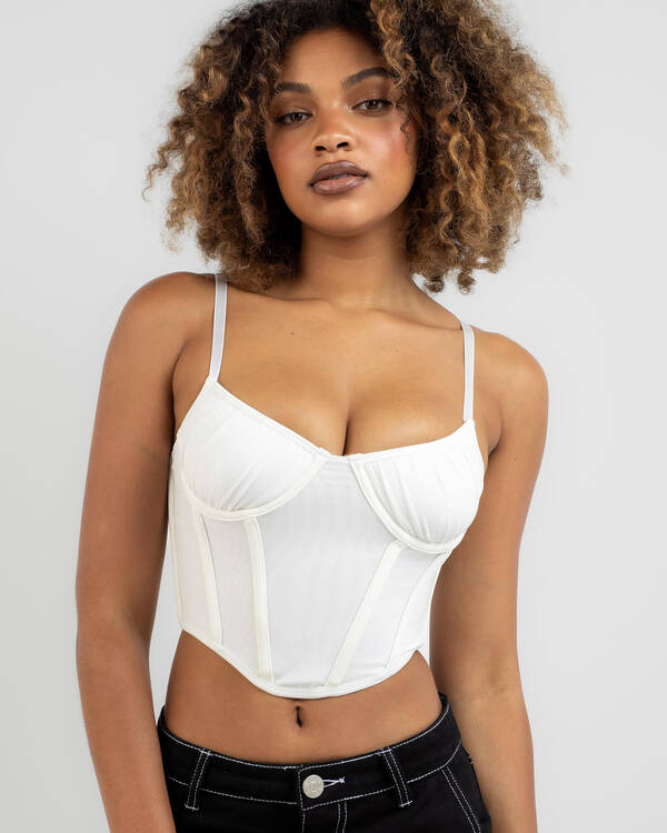 Saint Mesh Corset Top