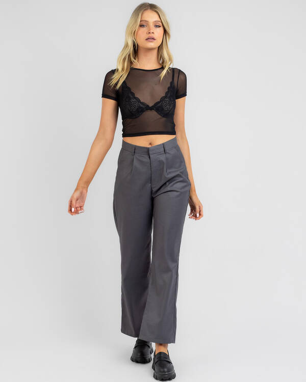 Lucy Mesh Baby Tee