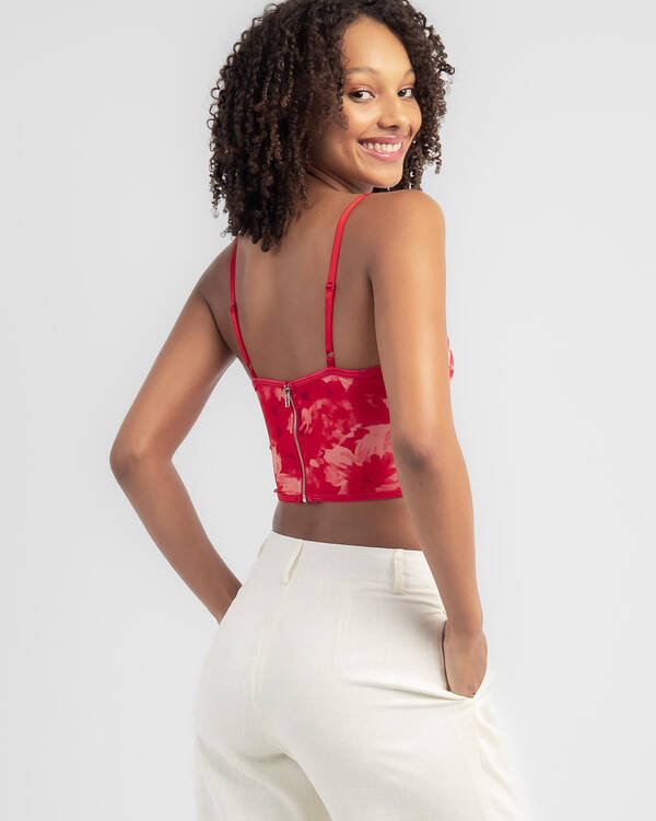 Marie Mesh Corset Top