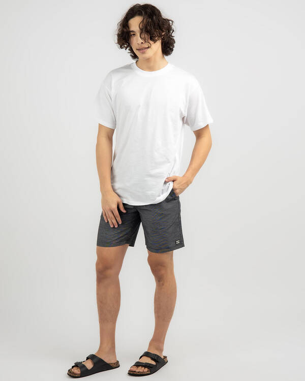 Slub Elastic Walk Shorts