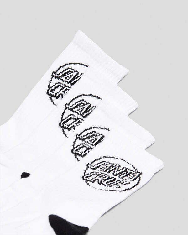 Opus Dot Crew Socks 4 Pack