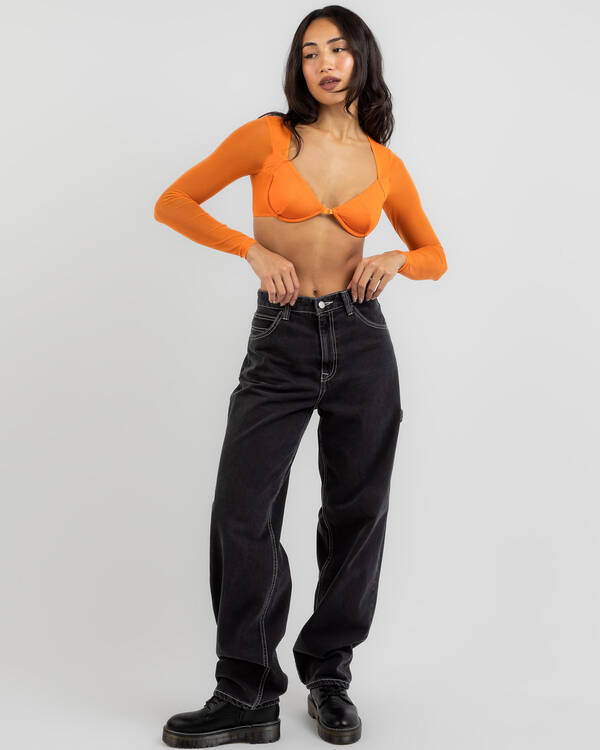Immy Long Sleeve Ultra Crop Top