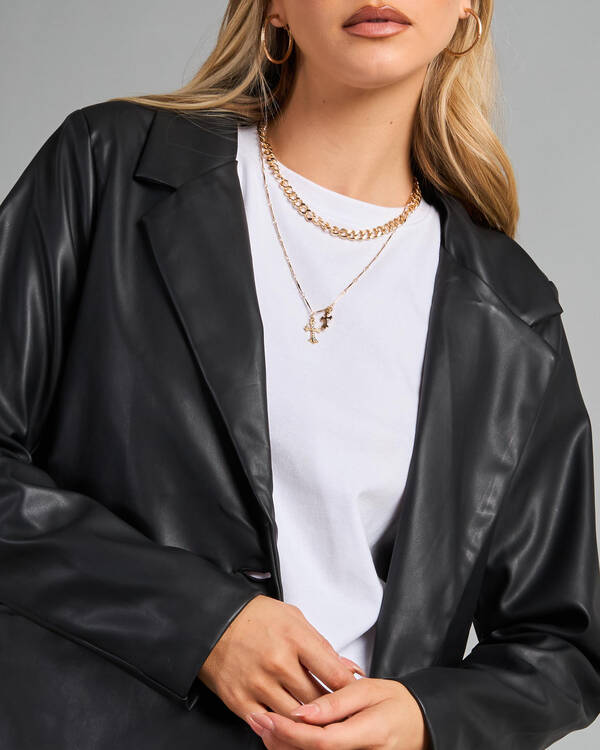 Danny Faux Leather Jacket