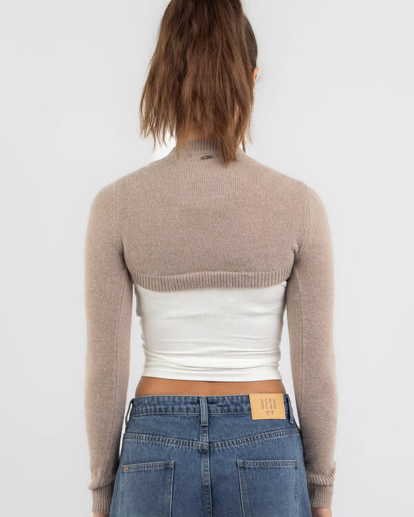 Tana Long Sleeve Knit Shrug