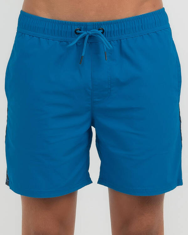 Taped Elastic Waist Shorts