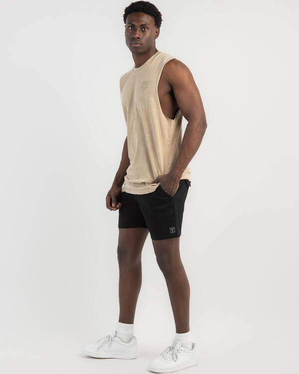 Lever Elastic Waist Shorts