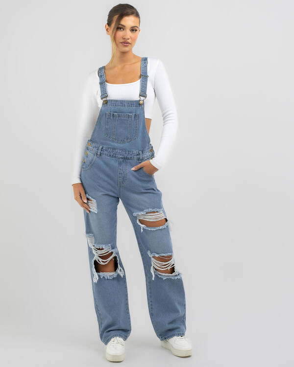 Parker Denim Long Overalls