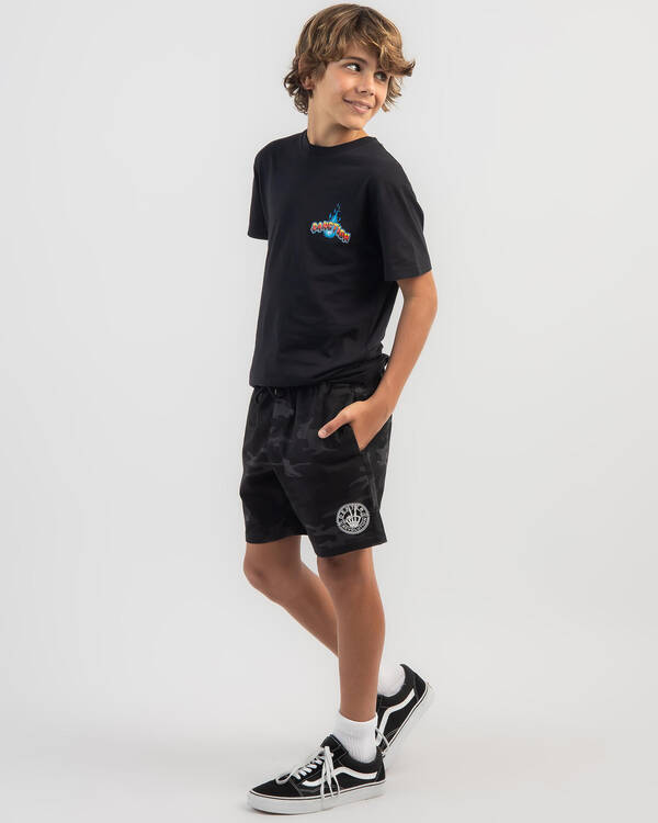 Conceal Elastic Waist Shorts