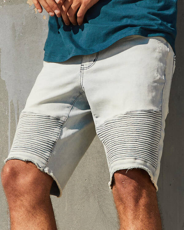 Expansion Denim Shorts