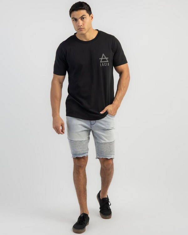 Expansion Denim Shorts