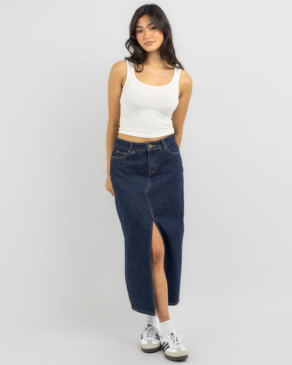 Lorde Midi Denim Skirt
