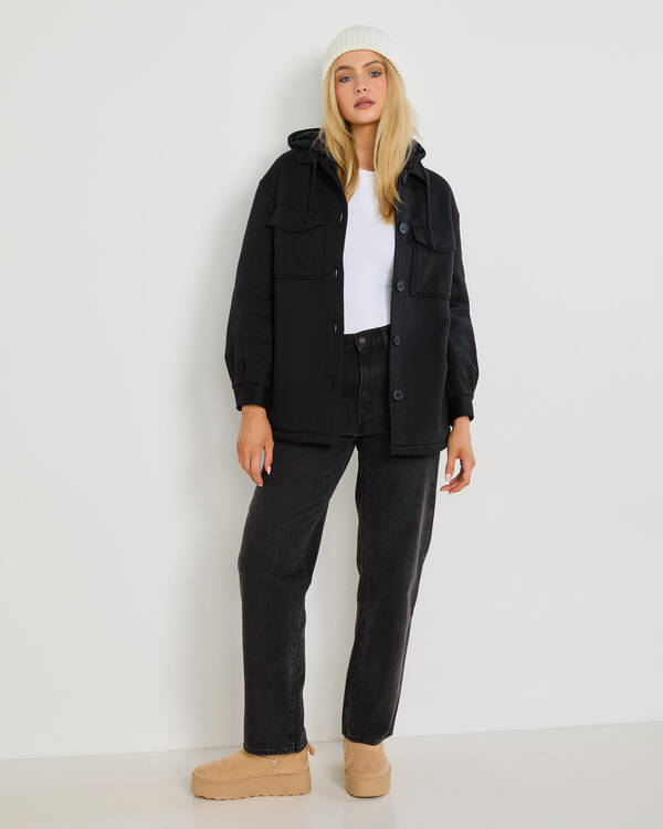 Claudia Hooded Shacket