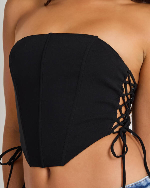 Jessie Lace Up Corset Top