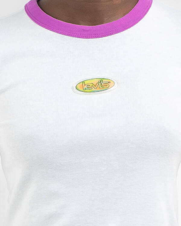 Graphic Ringer Baby Tee