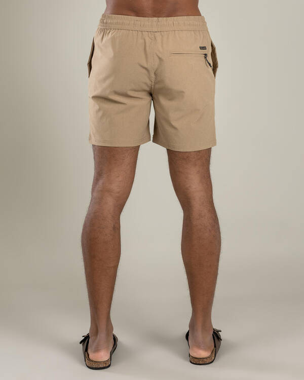 Bind Elastic Waist Shorts