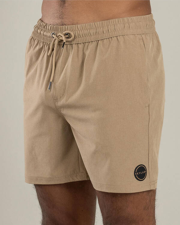 Bind Elastic Waist Shorts