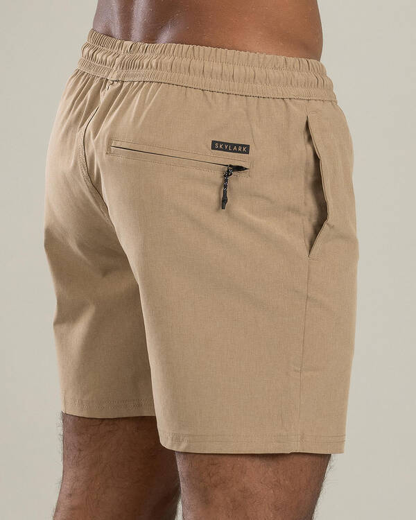 Bind Elastic Waist Shorts