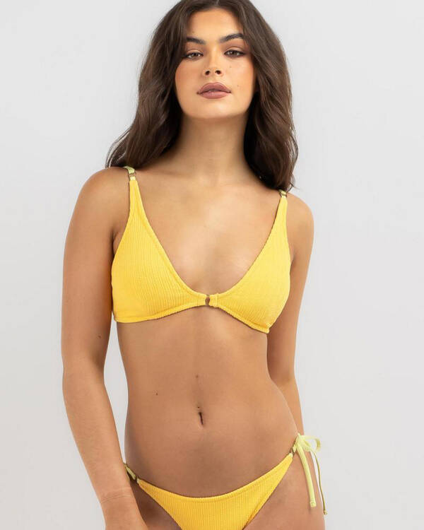 Sun Club Texture Bralette Bikini Top