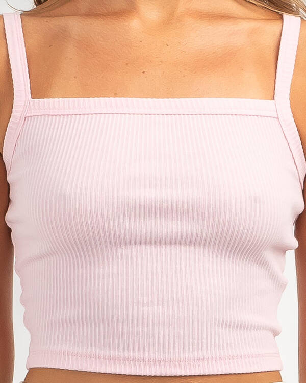 Basic Square Neck Baby Tank Top