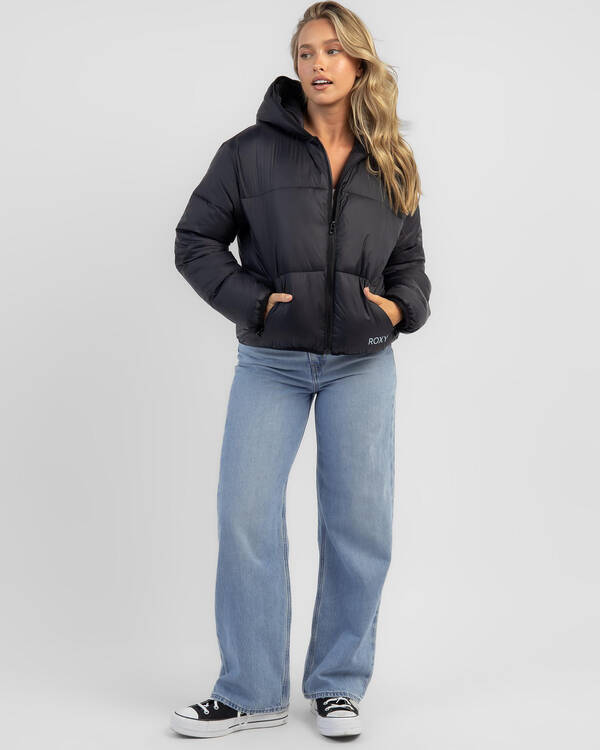 Keep On Rolling Hooded Puffer Jacket