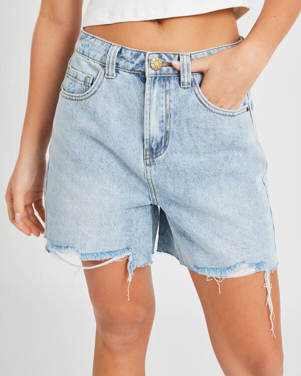 Freya Mid Denim Shorts