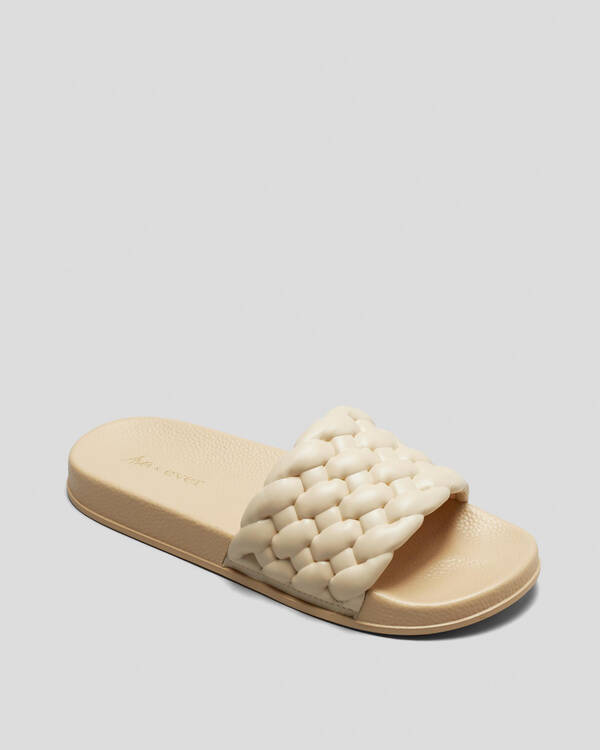 Lexi Plait Slide Sandals