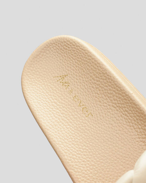 Lexi Plait Slide Sandals