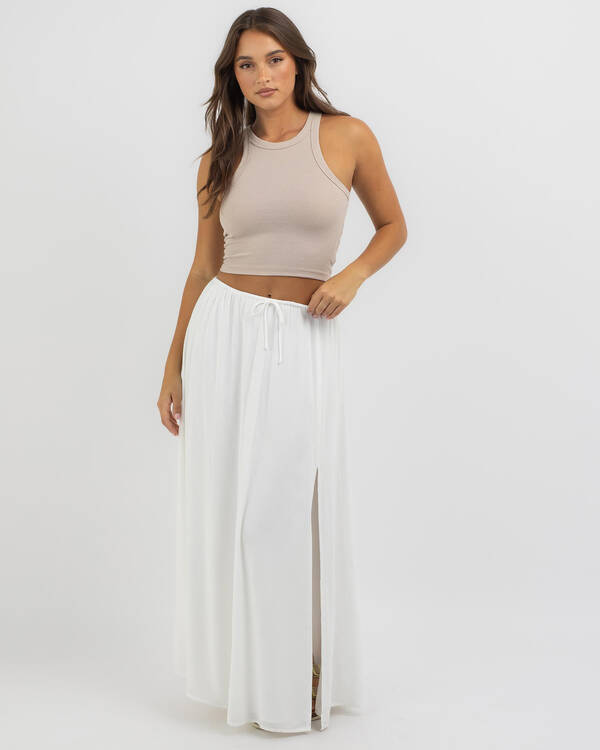 Basic Rib Racer Tank Top