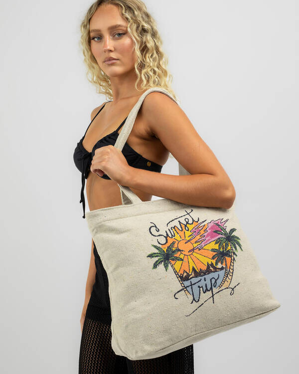 Summer Flower Beach Bag