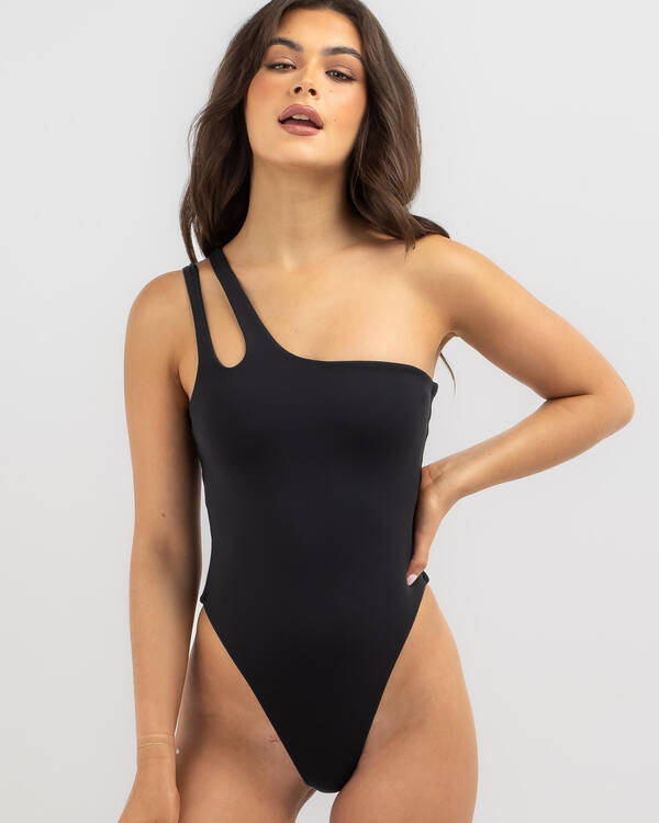 Morticia One Shoulder One Piece Swimsuit