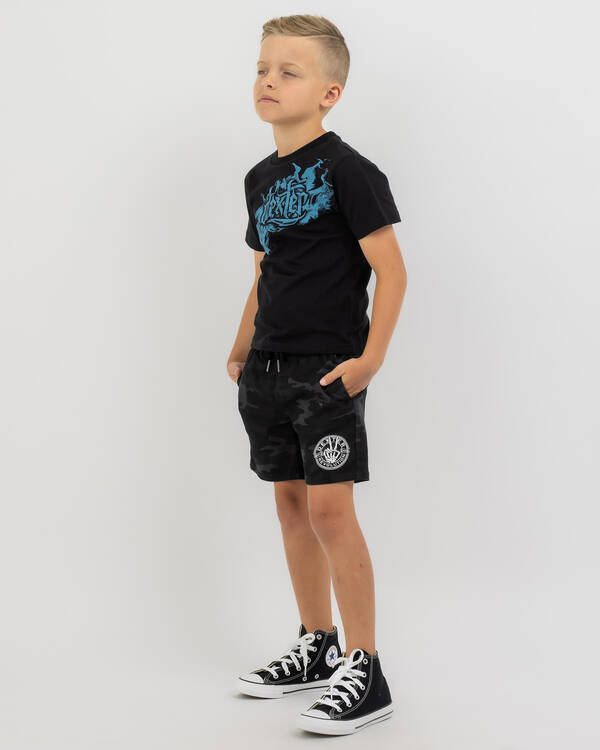Toddlers' Camo Elastic Waist Shorts