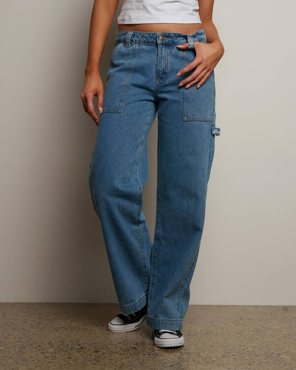 Billie Low Wide Denim Carpenter Jeans