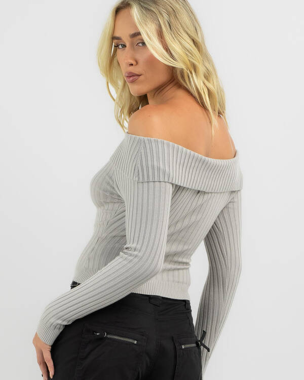 Ari Off Shoulder Knit Top