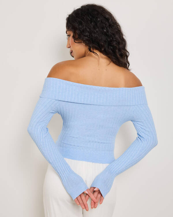 Ari Off Shoulder Knit Top