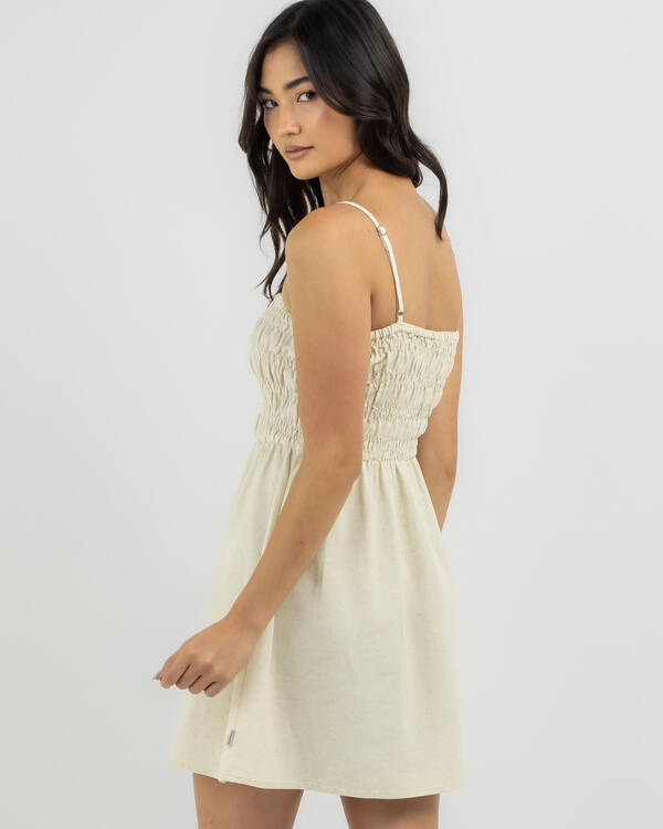 Classic Shirred Mini Dress