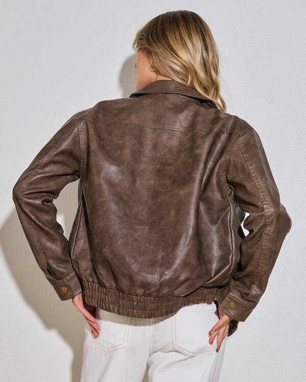 Harley Faux Leather Jacket