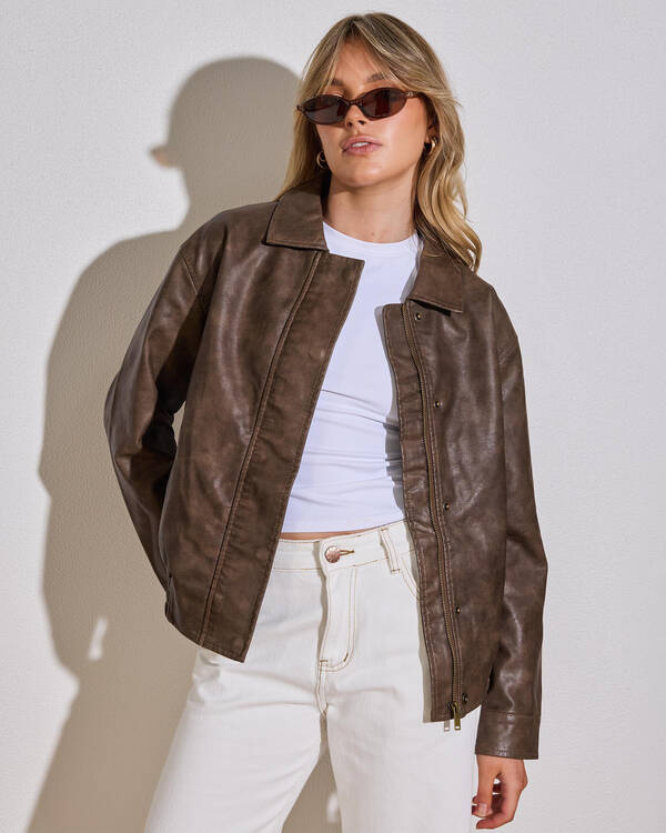 Harley Faux Leather Jacket