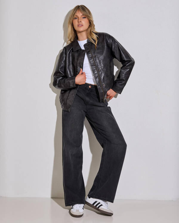 Harley Faux Leather Jacket