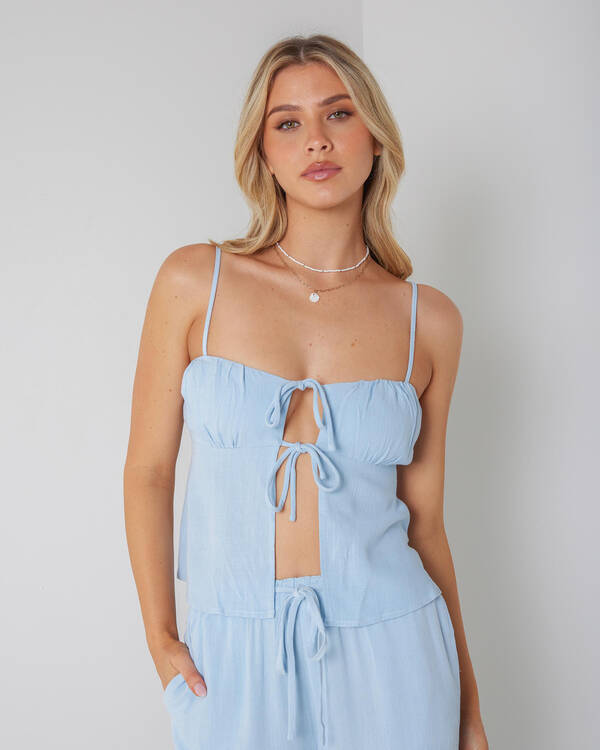 Zelm Dallis Tie Front Top