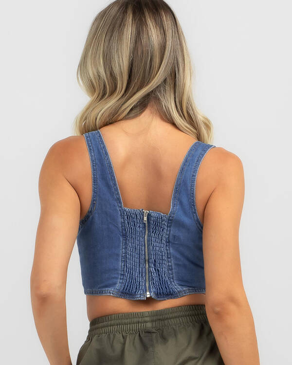 Margot Denim Top