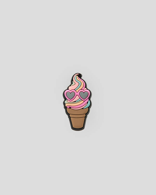 Rainbow Swirl Cone Jibbitz
