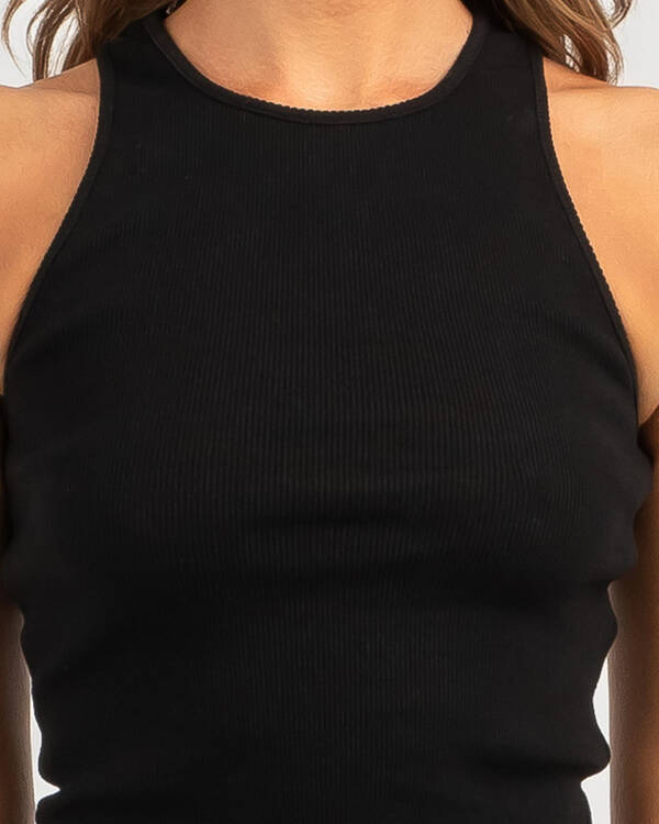 Sofia Basic Rib Crew Neck Tank