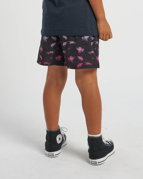 Prehistoric Elastic Waist Shorts