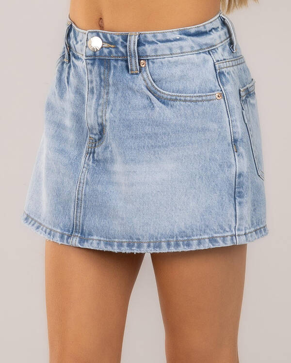 Allegra Denim Skort