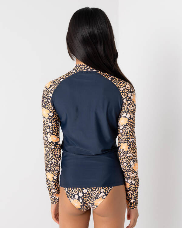 Summer Long Sleeve Zip Rash Vest