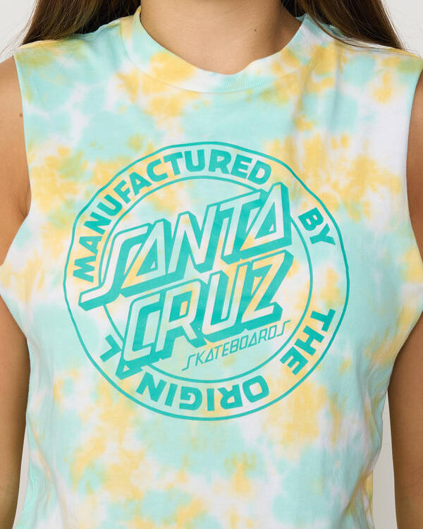 Girl's MFG Dot Mono Front Tank Top