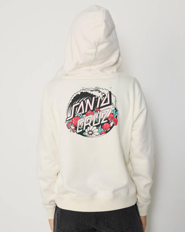 Mushroom Wave Dot Splice Hoodie